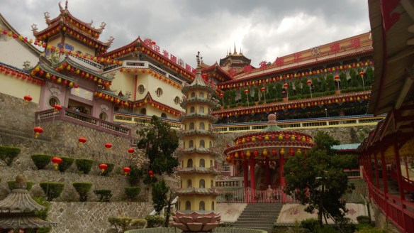Part of the temple complex from one of the courtyards.