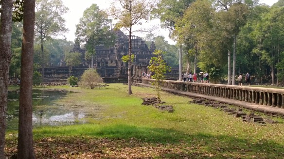 Stone walkway entrance to Baphuon Temple at Angkor Thom