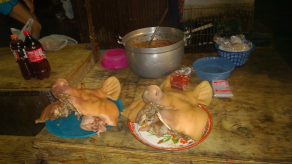 Two-for-one pigs heads!