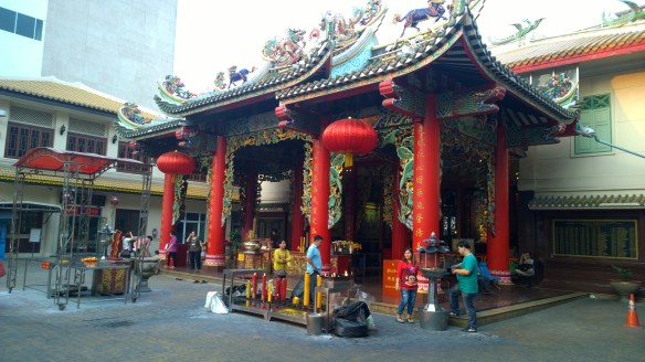 A Chinese temple in Chinatown