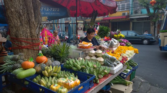 Fresh fruit and vegetables at the market